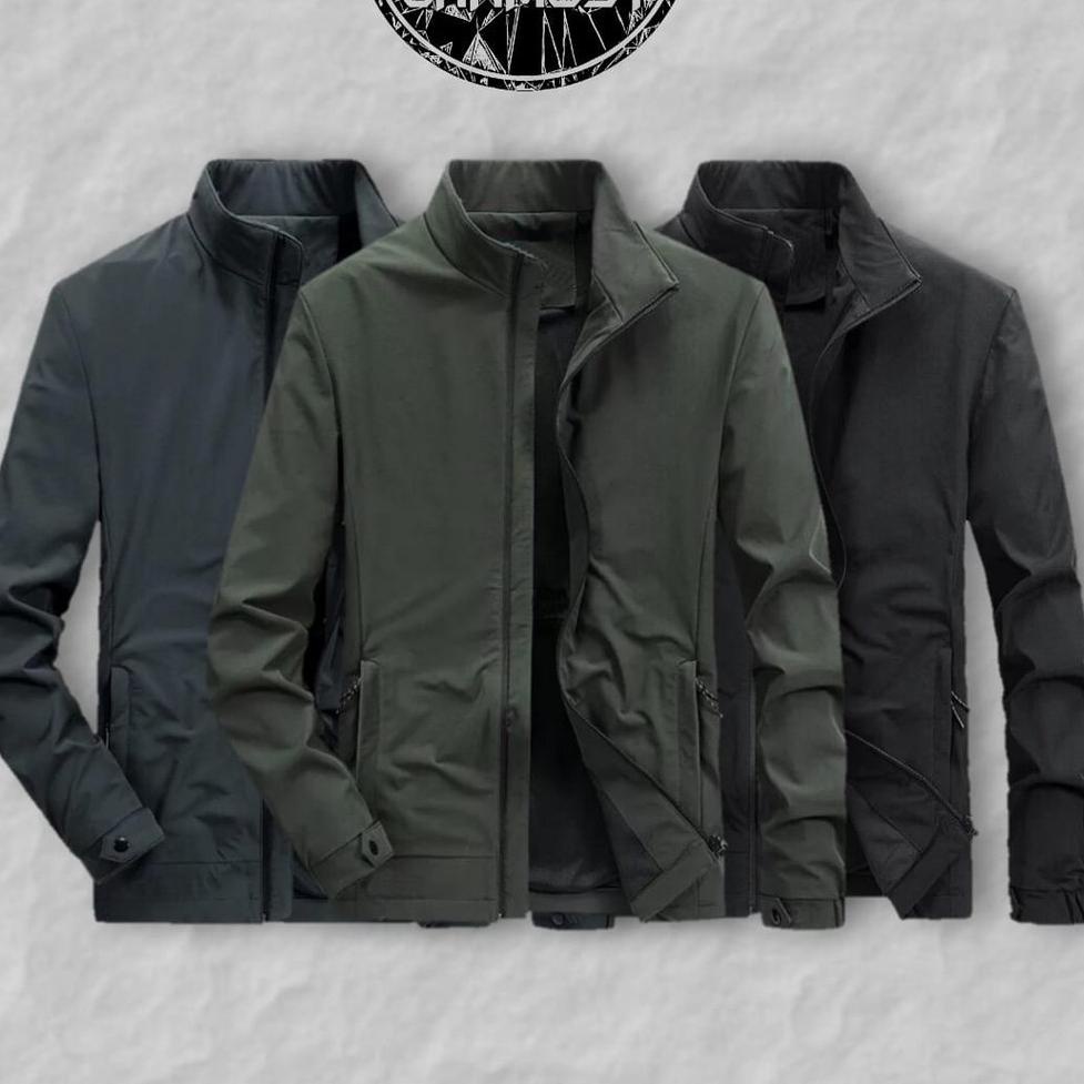 Rekomendasi JAKET PRIA HH COLLAR TASLAN WATEROOF