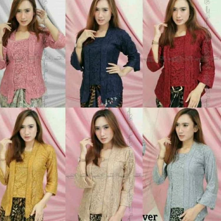 Sale Terbatas ATASAN  KEBAYA KUTUBURU BROKAT / KEBAYA BROKAT BUSUI / KEBAYA WISUDA