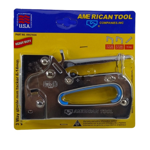 Staples Tembak Jok Staple Gun 6-14mm American Tools 3 Way Stapler Gun