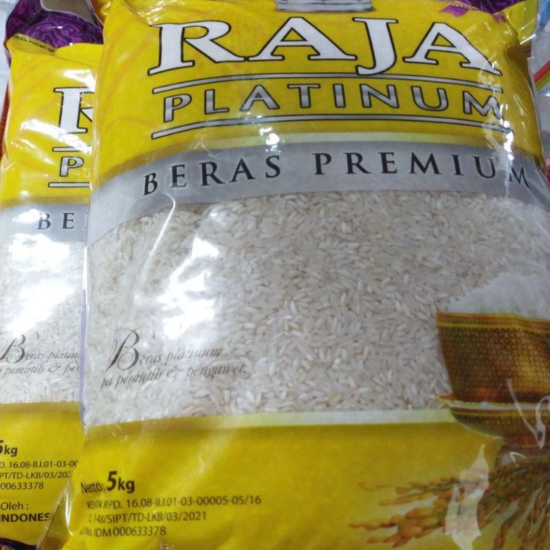 Beras Ngawiti Mas, Raja Platinum, Ikan Koki Hoki, Sawah Panen dan Befood premium beras pulen 5 kg