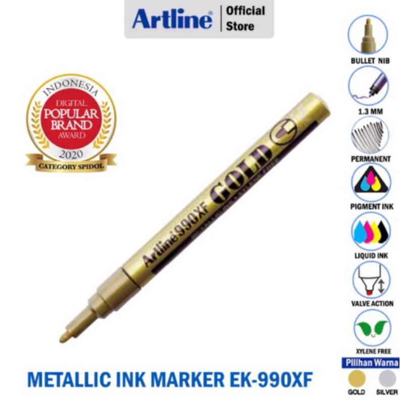 

Artline EK-990XF Permanent Marker With Metallic Colours