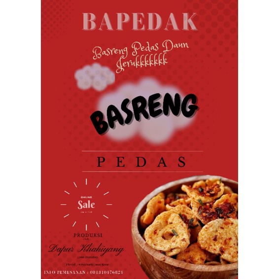 

BAPEDAK ( Basreng Pedas Daun Jeruk)