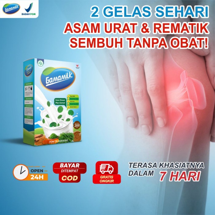 

[ COD ] SUSU ETAWA PLUS GAMAT GAMAMILK - Solusi Atasi Rematik & Asam Urat