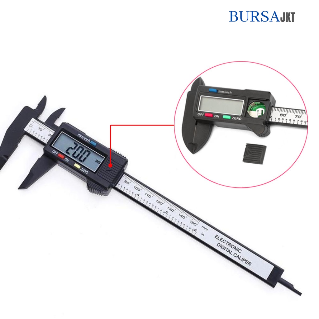 JANGKA SORONG PENGUKUR JARAK SIGMAT DIGITAL 150 MM LCD DIGITAL CALIPER