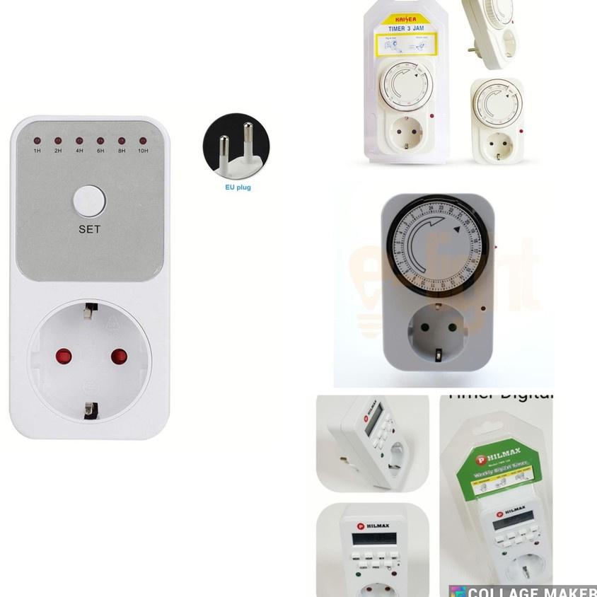 Termurah STOP KONTAK TIMER DIGITAL DAN ANALOG COUNTDOWN ON OFF