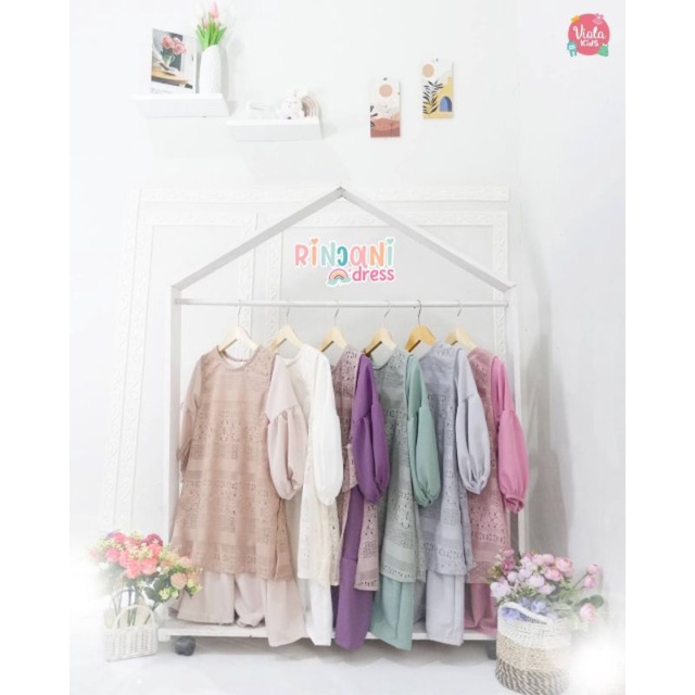 Gamis Rinjani anak | gamis anak perempuan |gamis lebaran