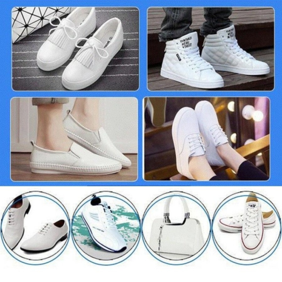 Pembersih Sepatu Putih Cairan Pemutih Semir Sepatu Cream Shoes