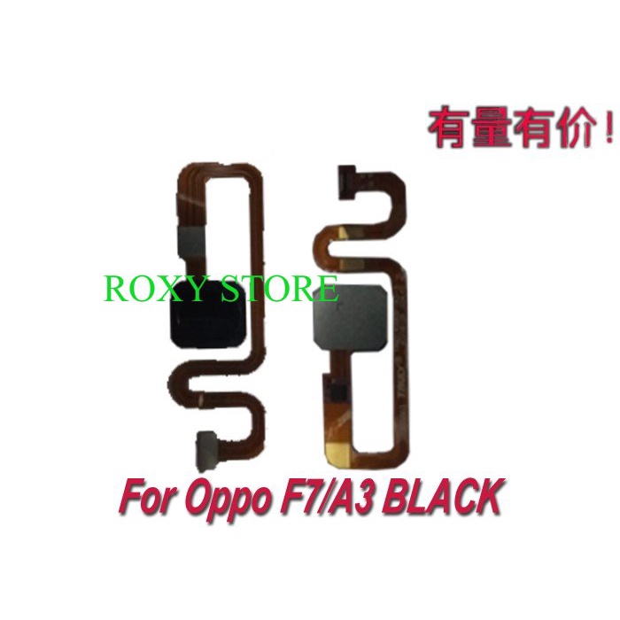 FLEXIBLE HOME FINGER PRINT SENSOR OPPO F7 - A3 - BLACK - FLEX OPP