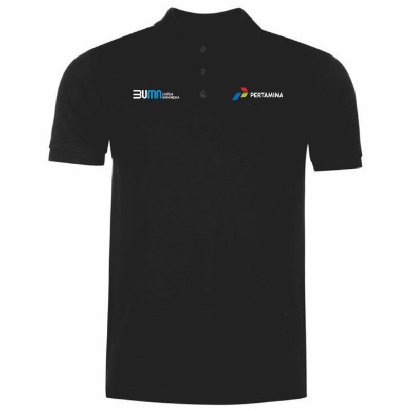 KAOS KERAH PERTAMINA/KAOS PERTAMINA/KAOS PRIA/KAOS KATUN