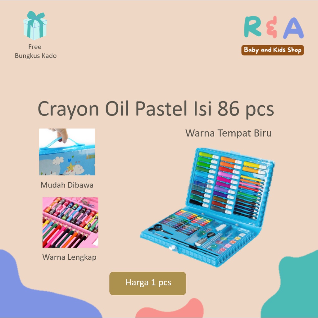 

Crayon Oil Pastel Isi 86 Pcs