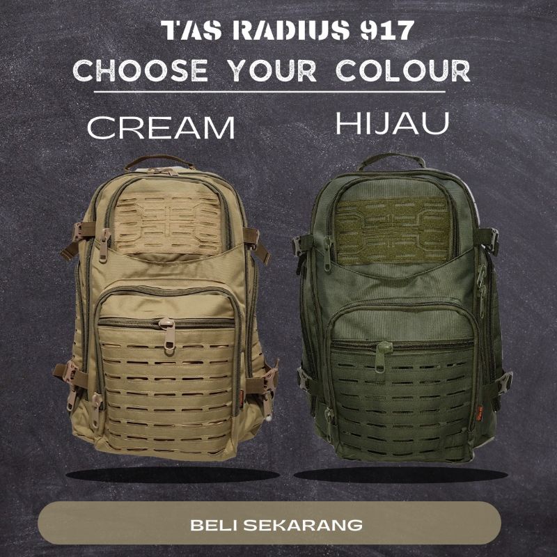 PROMO !! TAS RANSEL TACTICAL RADIUS LASER 917 / TAS GENDONG / TAS RANSEL / TAS PUNGGUNG / TAS PRIA