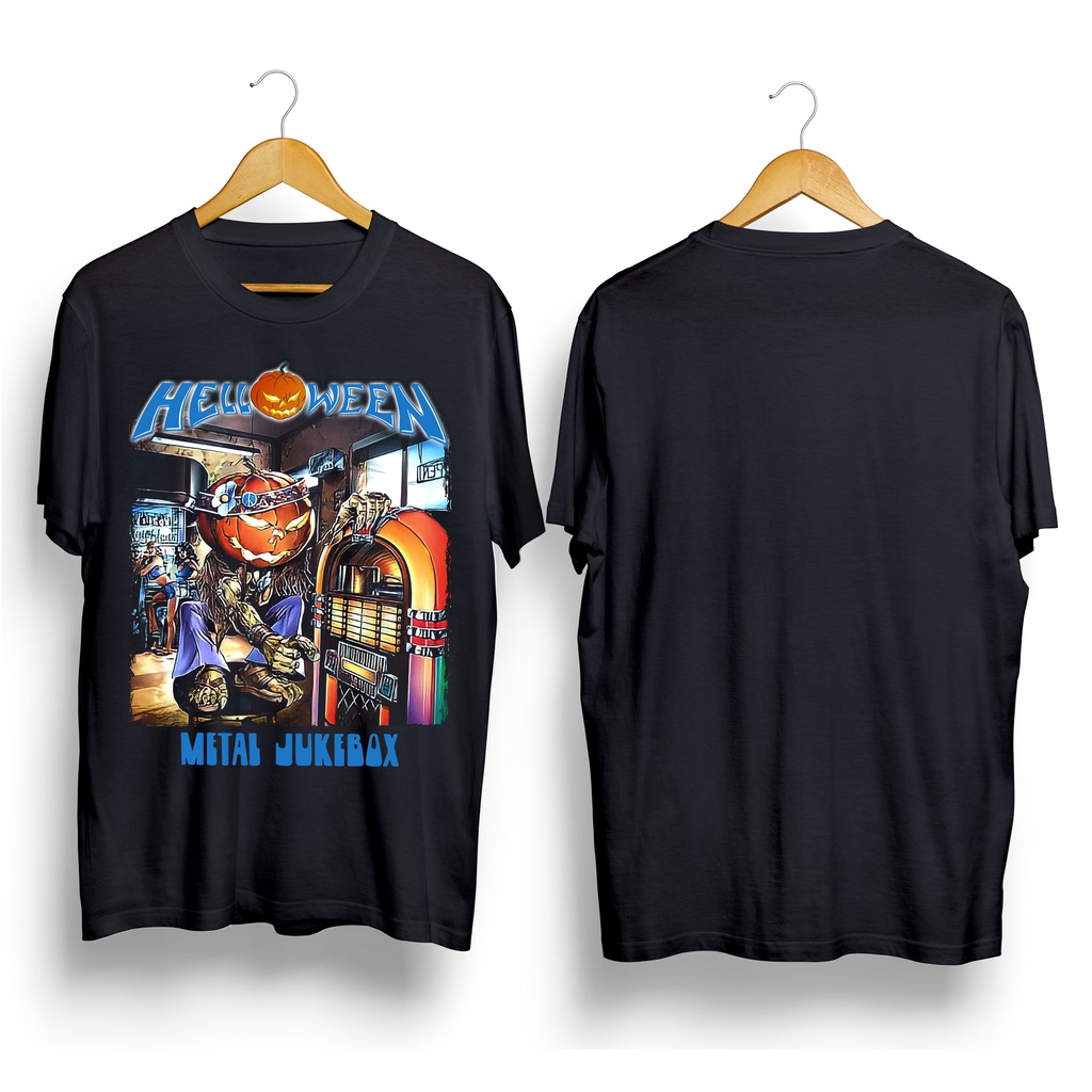 Kaos Distro HELLOWEEN METAL JUKEBOX Premium thsirt band kaos music metal