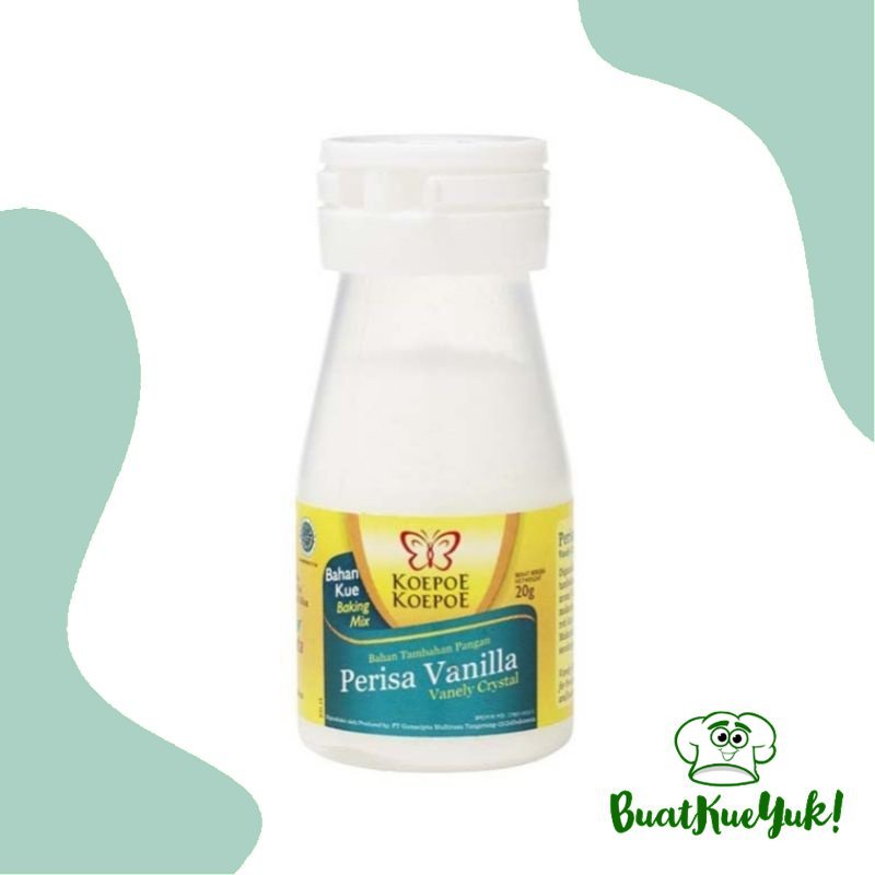 

Koepoe Koepoe Perisa Vanilla - Vanely Crystal Extract Kupu 20 Gram