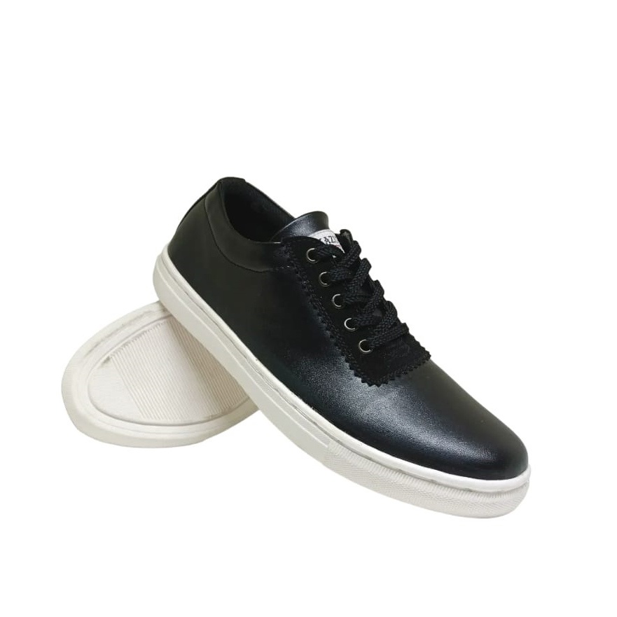 BASTOS X ZAGIB | Sepatu Pria Warna Hitam Dance Import Ukuran Jumbo Besar 39-44 Sneaker Cowo Big Size