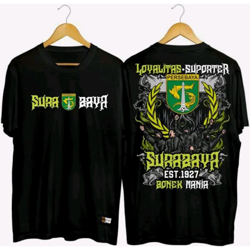 Kaos Persebaya Kaos Bonek Mania Baju persebaya Atribut Persebaya