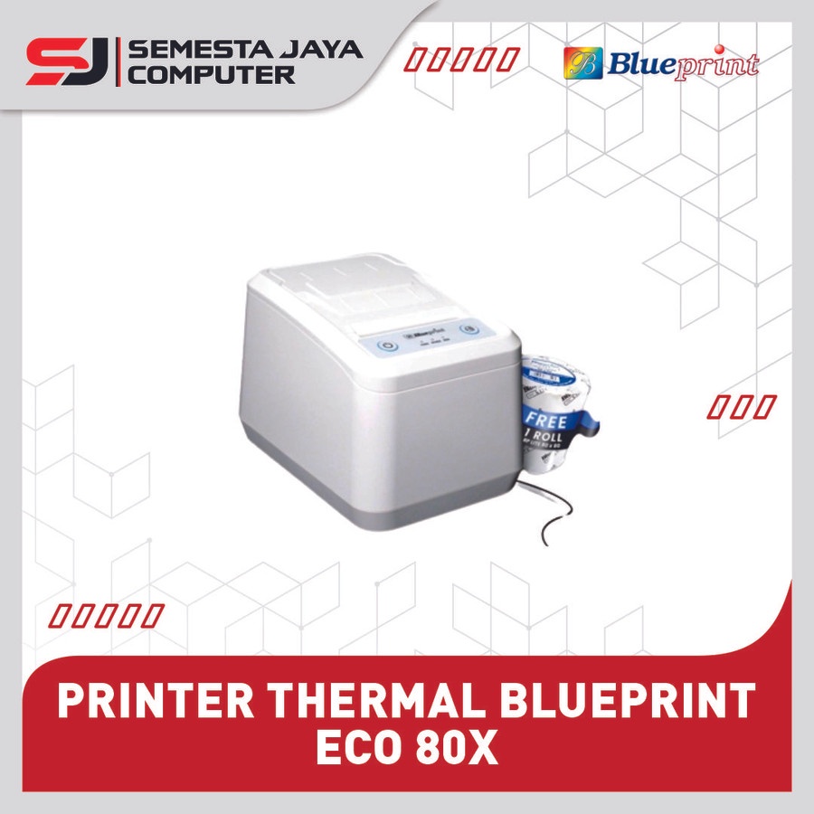 PRINTER THERMAL DESKTOP 80 mm BLUEPRINT ECO80X ECO 80X USB