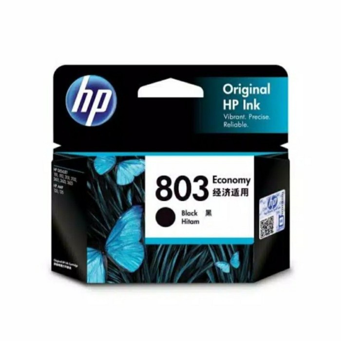 CATRIDGE TINTA HP 803BK DIGUNAKAN UNTUK PRINTER HP Deskjet 1111, 1112, 2131, 2132