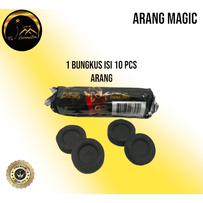 Arang Magic Charco Lite Areng Magic 1 biji arang