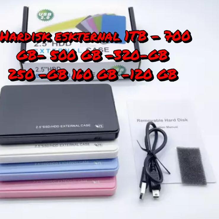 ➼ PROMO Hardisk Eksternal 500 GB 160 GB 250 GB 320 G11B 80 GB 1TB ➷