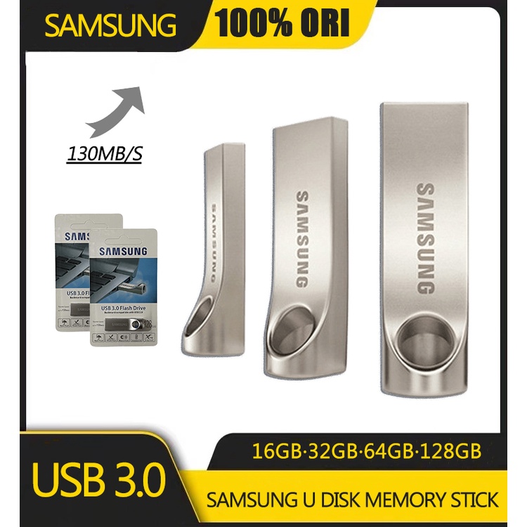 Samsung Metal U Disk 16GB/32GB/64GB/128GB USB 3.0 Flash Disk Flash drive U Disk FD 3.0 Memory Stick High Speed Reading