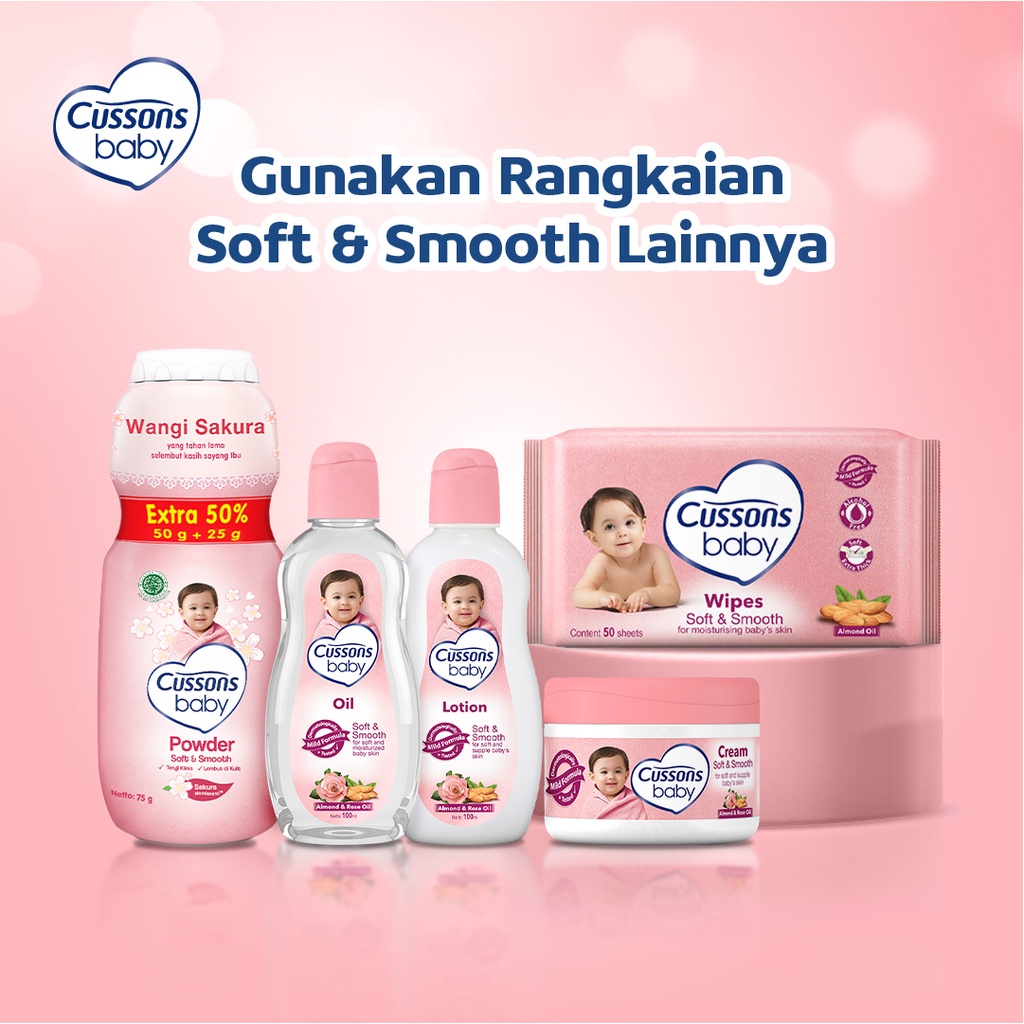 𝐑𝐀𝐃𝐘𝐒𝐀 - Cussons Baby Oil 100ml / Minyak Bayi