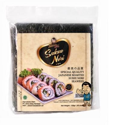 

☟ Tokinori Sakao Sushi Nori Reguler- Roasted Seaweed- Rumput Laut 50 pc ✳