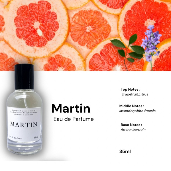 Moire.Co Perfume Cowok Martin - 35ml | Perfume Pria Wangi Tahan Lama 24 jam 100% original EDP NEW PA