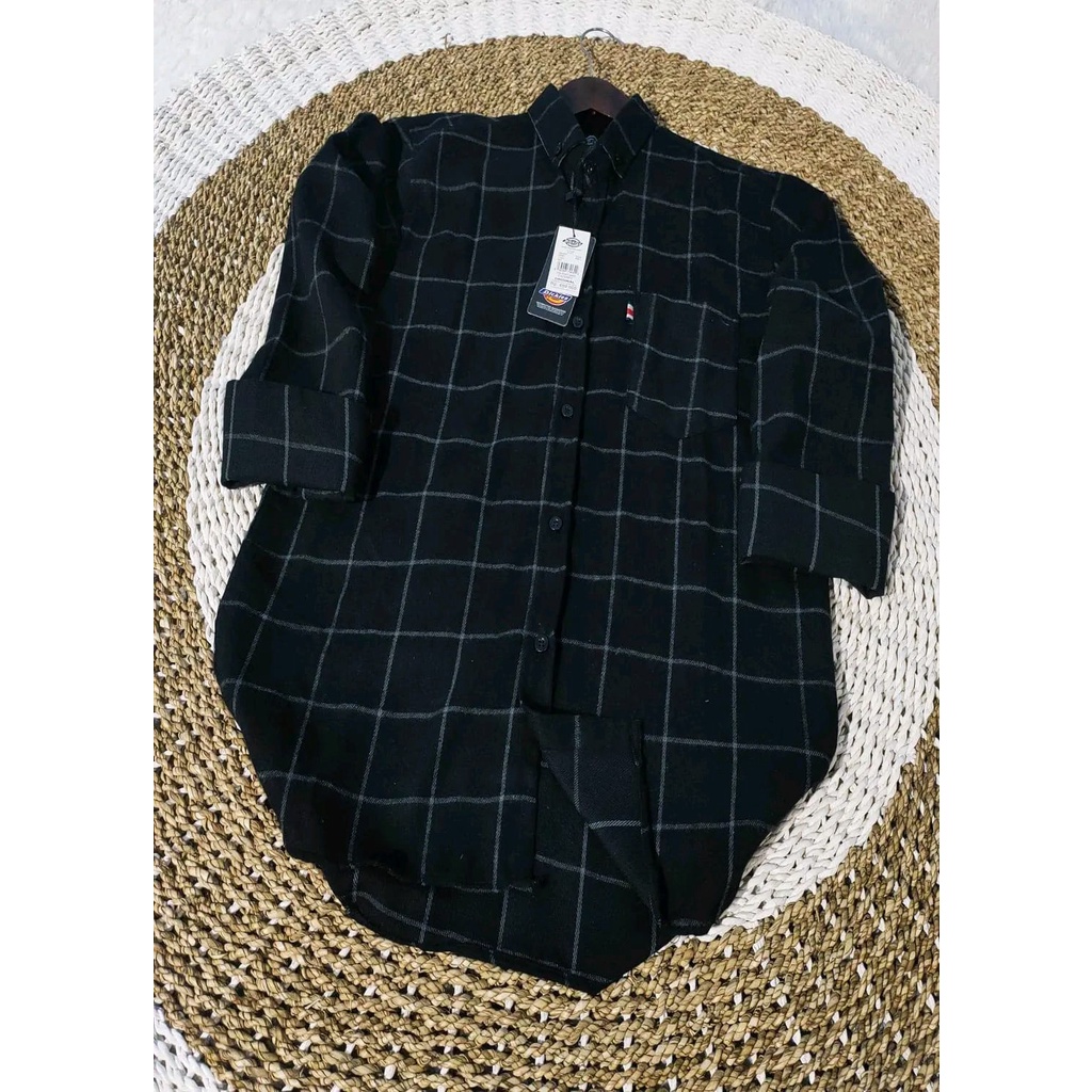 Termurah Kemeja Flanel Unisex. Kemeja Pria Wanita Kasual Formal Lengan I.625