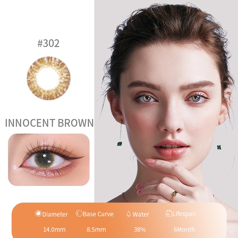 Sepasang Softlens Normal 14.2MM/FREE softlen case(KOREA)