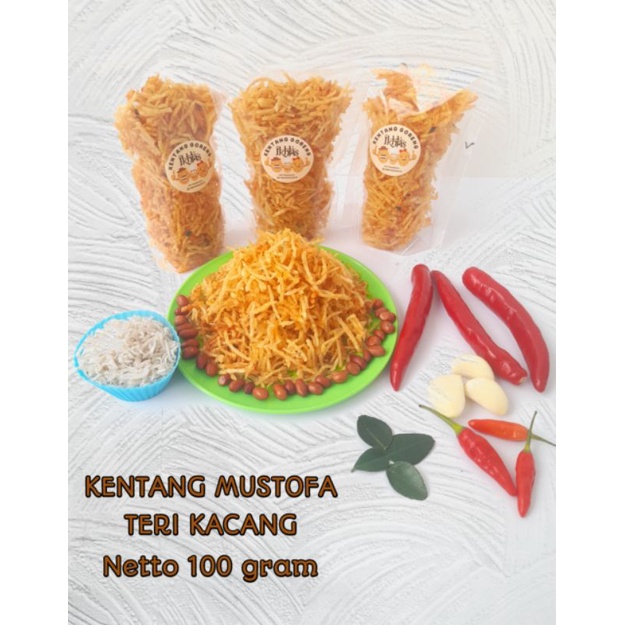 

Kentang Mustofa 100 gram ( Teri Kacang ) Kentang Ikhlas
