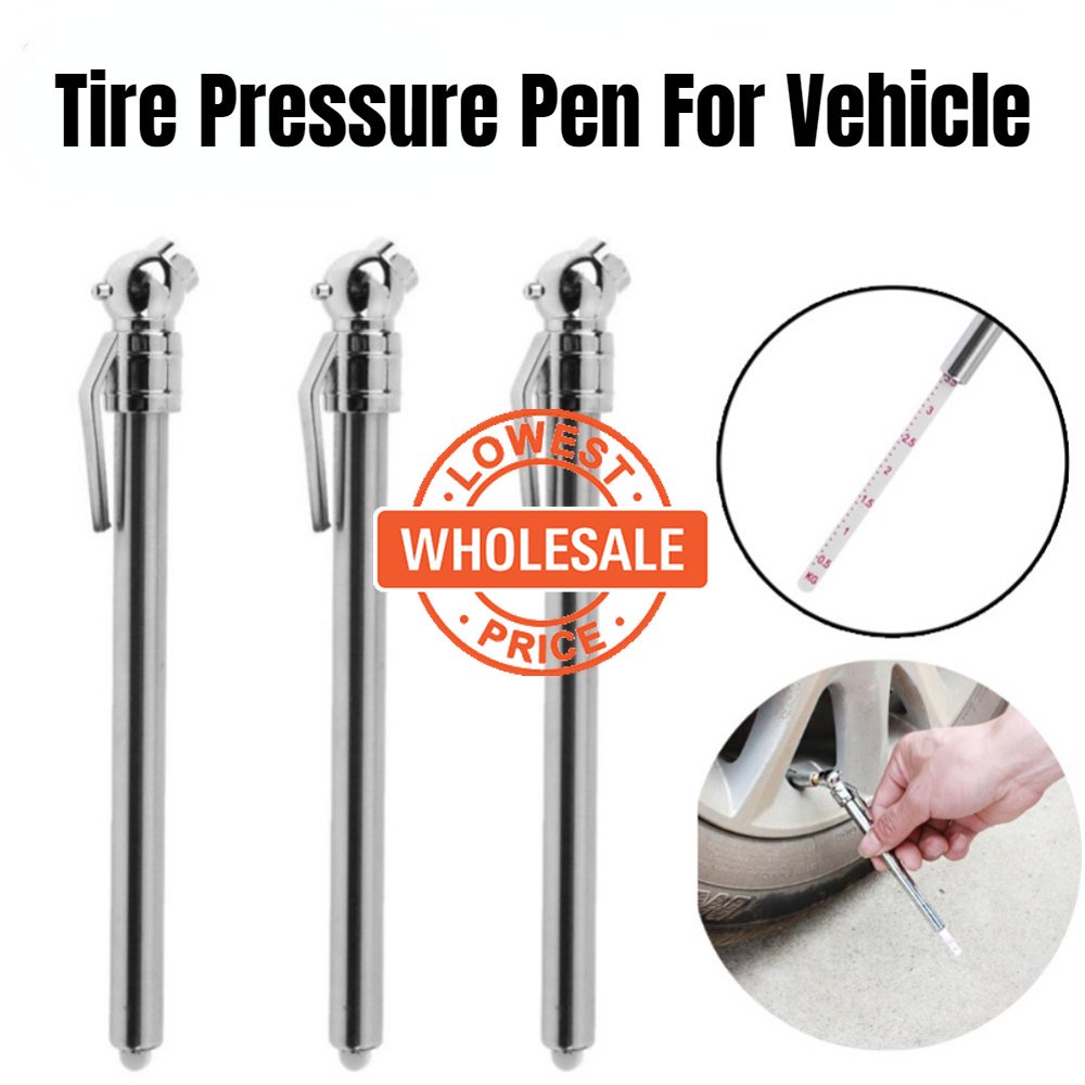 [Harga Grosir] Alat Deteksi Tekanan Angin Ban Motor Kendaraan Mobil Universal Test Meter Gauge Pen Sistem Monitor Tekanan Ban Quick Check Tire Pressure Tester