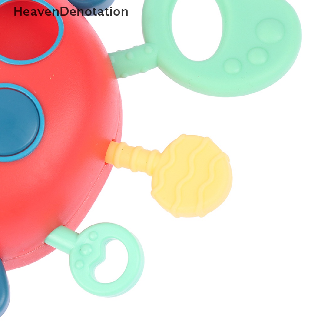 [HeavenDenotation] Mainan Tarik Silikon Montessori Untuk Bayi0 12 Bulan Balita Gigi Teether HDV