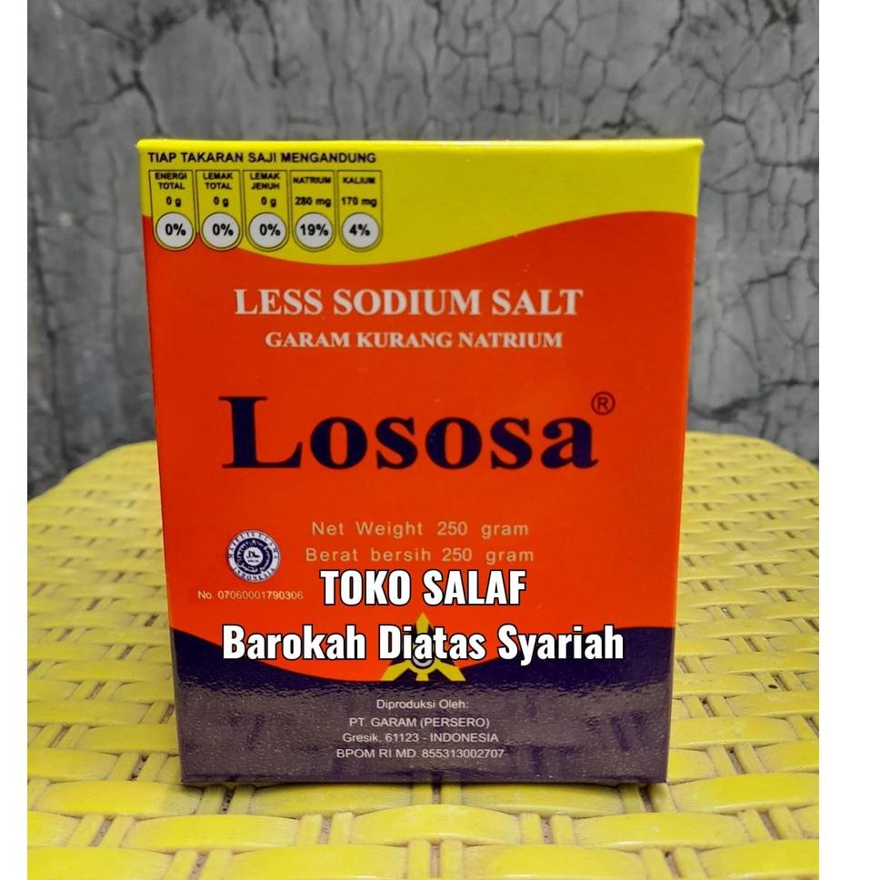 

E27 Garam Lososa 250Gr - Garam Rendah Natrium - Garam Rendah Sodium - Garam Sehat Untuk Masak PALING DIMINATI ビ