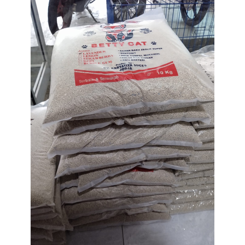 Pasir BETTY CAT Gumpal Wangi - CAT LITTER 10kg