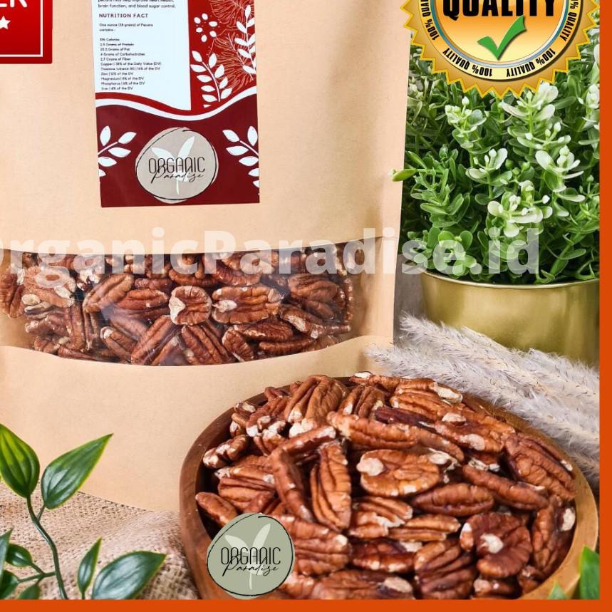 

♘ Pecan Nut Panggang 100 gram / Roasted Pecan Nut 100 gram Premium Organic Paradise ➨