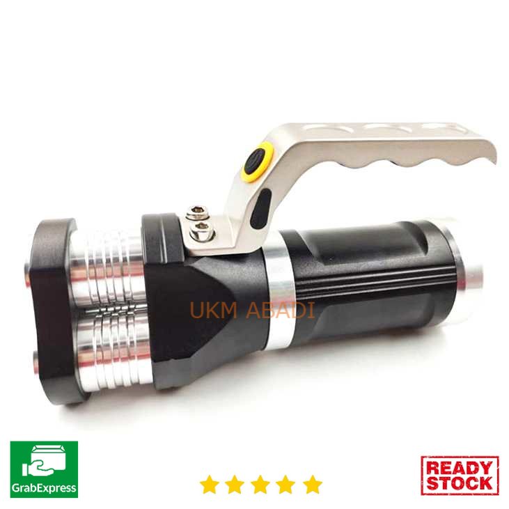 Senter Security Camping LED Flashlight Rechargeable 40W 800lm SL2400