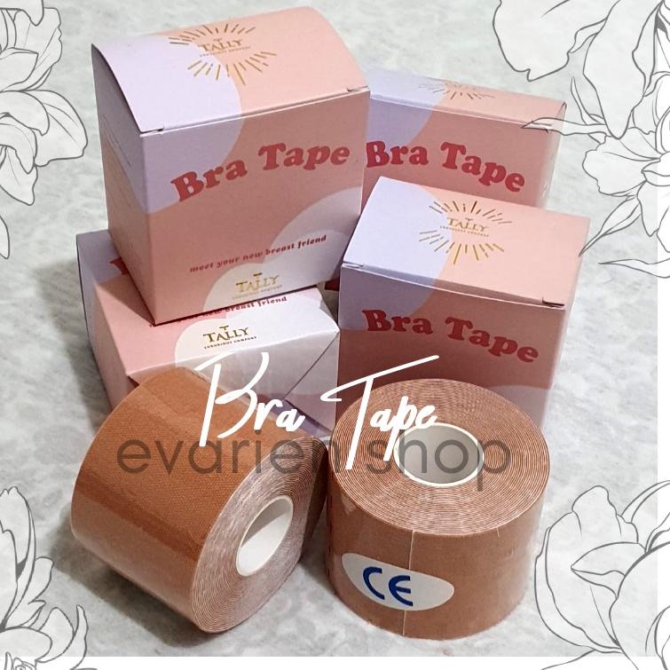 [ART. 160161] EVARIEN SHOP - Bra Tape / Body Tape Breast Lift Cotton Katun Elastis Kain Berperekat Plester Cosplay