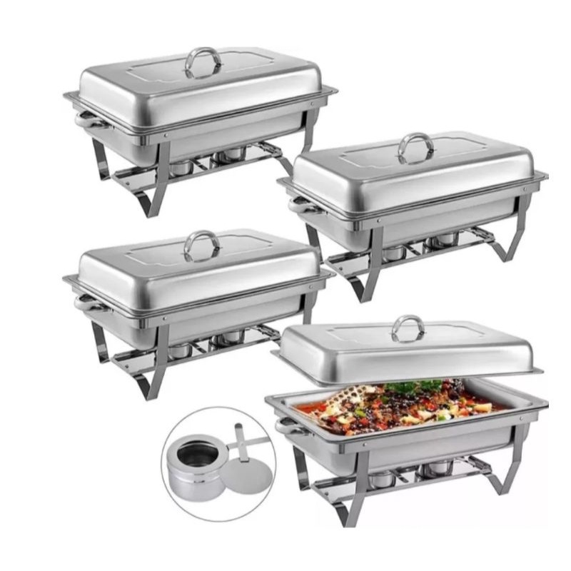 Chafing Dish BMW Stainless Steel Premium Quality Jumbo / BMW Prasmanan Set 12 Liter