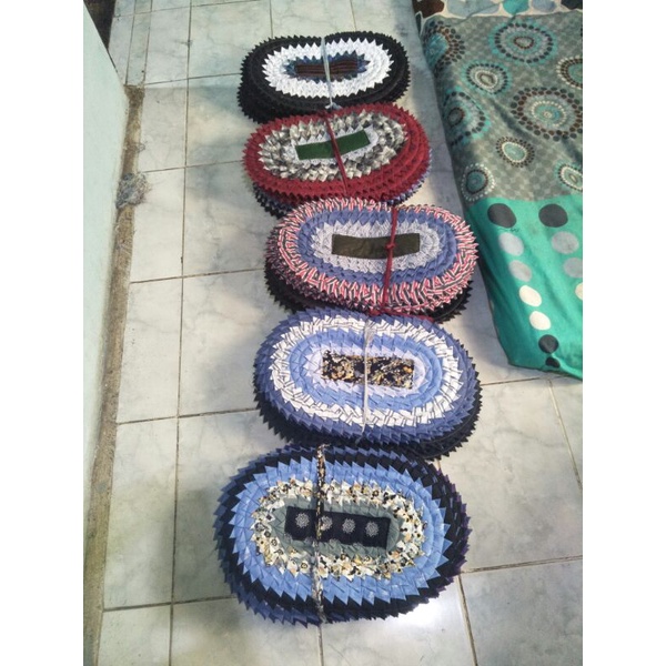 KESET PERCA KODIAN 20BIJI HARGA GROSIR KESET KAKI KESET LANTAI KESET KAIN KESET SOUVENIR KESET MURAH