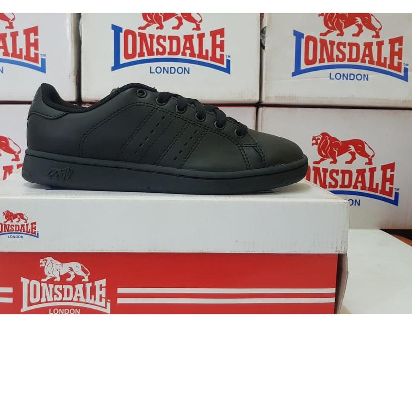 ➼ Lonsdale leyton lace all black ☺