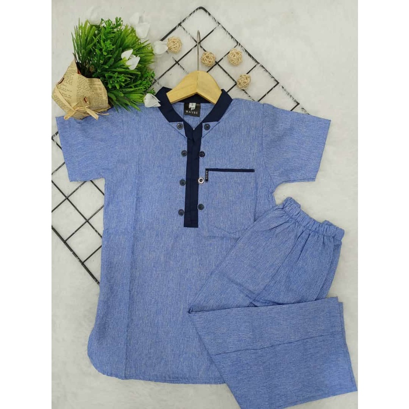 SETELAN KOKO ANAK BAJU MUSLIM ANAK MADINA B1049