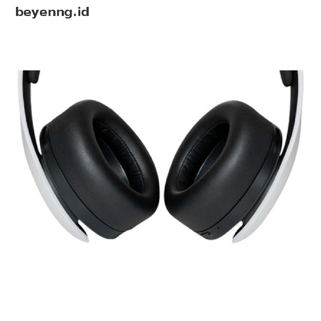 Beyen Bantalan Telinga Untuk PS5 PULSE 3D Headset Pengganti Earpads Bantalan Telinga Ear Cover Headphone Hitam Perbaikan ID