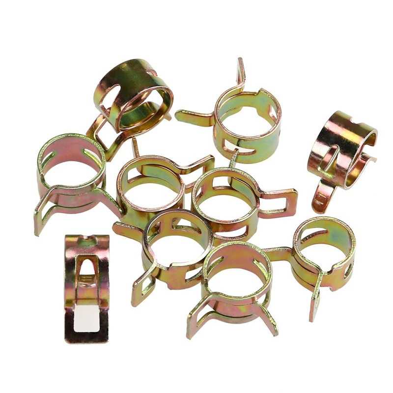 (BISA COD) FTIHSHP Alloet Penjepit Selang Ledeng Pipe Clamp Fastener 6-10mm 75PCS - Q673B