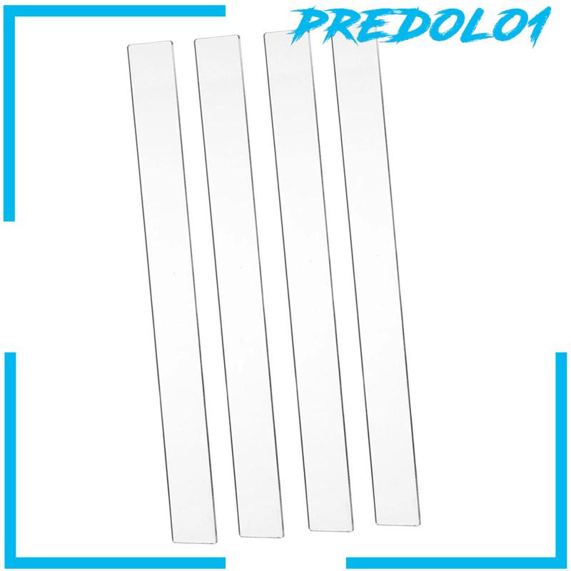 [Predolo1] 4x Flat Baking Tool Biscuit Balance Penggaris Baking Aman Digunakan Untuk Mie