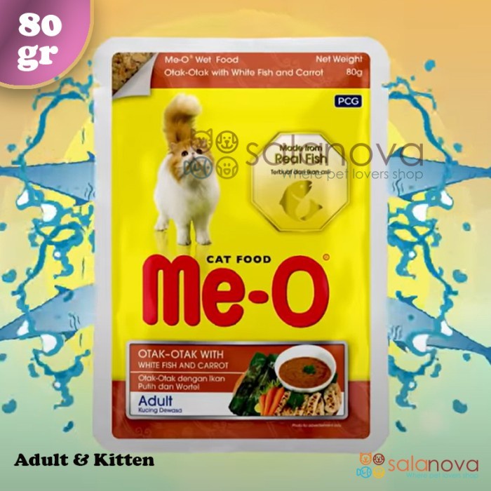 1 Box Meo Sachet  Makanan Kucing Basah/Wet Food