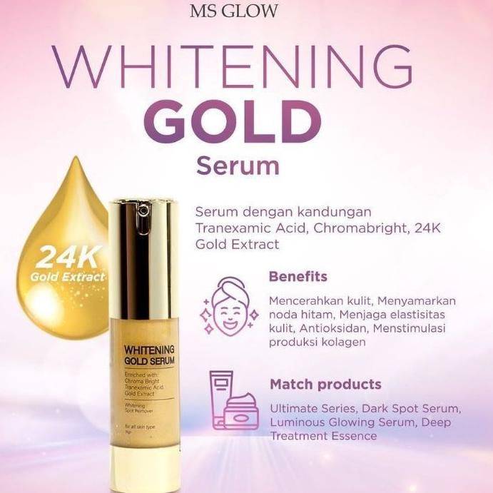 MSGLOW GOLD SERUM ORIGINAL QR E ( BODY TREATMENT)