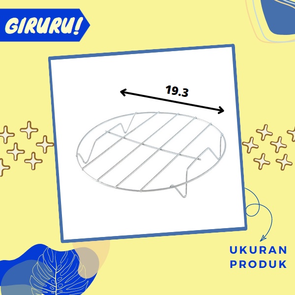 TATAKAN PANCI KUKUS MAKANAN STAINLESS STEEL  / ALAS PANCI STAINLESS STEEL STEAM MAKANAN / Alas Kukus Alas Anti Panas Tatakan Panci Stainless Steel / Tatakan / rack steamer / tray alas panas piring stainless / Tatakan Panci Kukusan Stainless Wajan Kukus