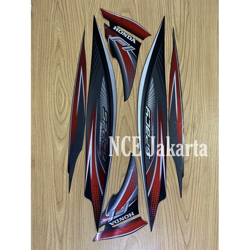 sticker striping list body honda spacy