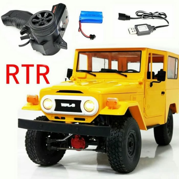 

Dijual WPL C34 C-34 RTR Version 1/16 RTR 4WD 2.4G Crawler Off Road RC Car - Kuning Diskon