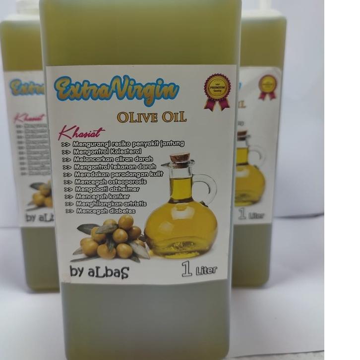 

☜ minyak zaitun extra virgin olive oil kemasan 1 liter original by aLBaS ✤